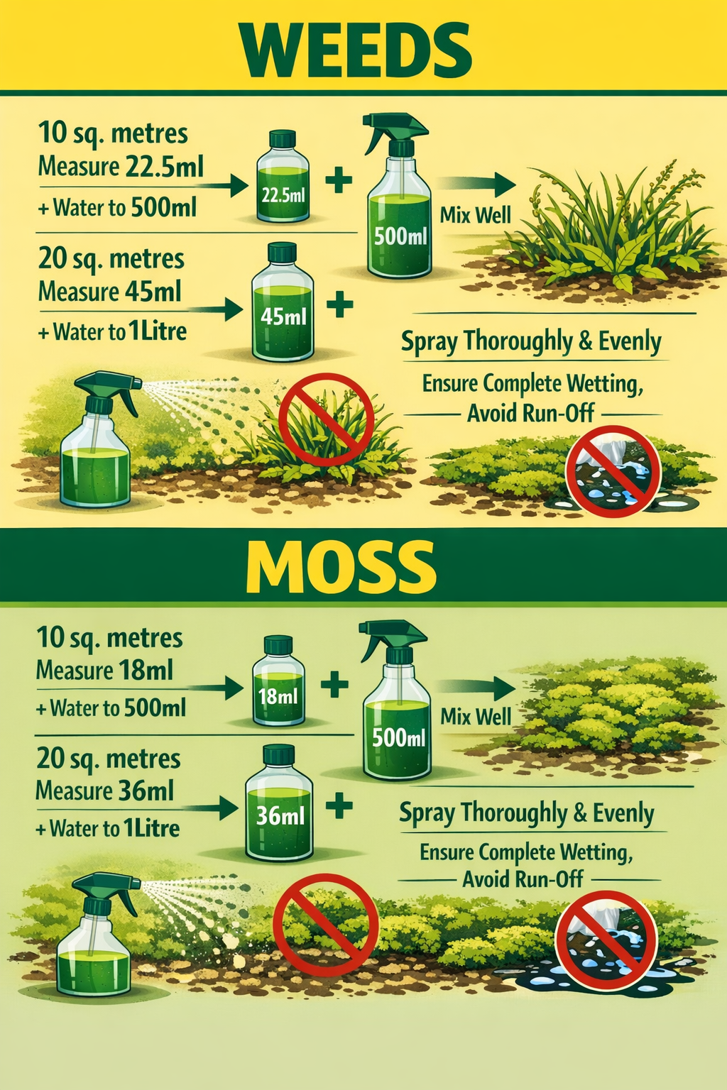 Weedi Super Concentrate Weed & Moss Killer (up to 62m2 coverage)