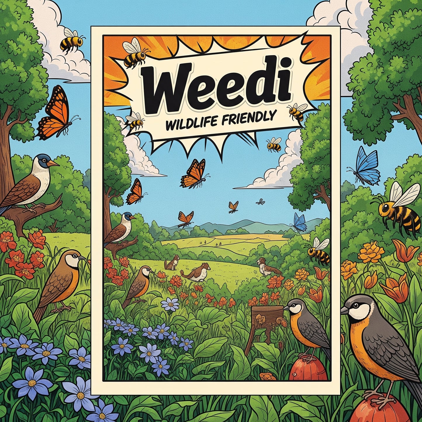 Weedi Super Concentrate Weed & Moss Killer | Glyphosate Free | Herbicide | Artificial Grass | Pelargonic Acid | Biodegradable | (up to 62m2 coverage)