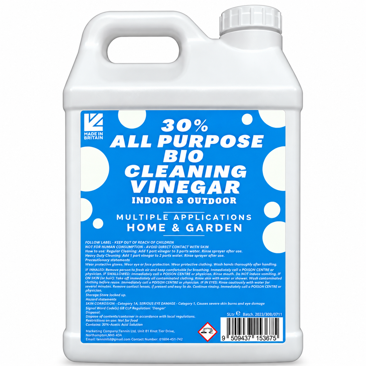 All Purpose Bio Cleaning Vinegar (5L)