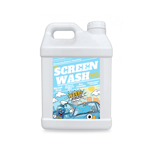 Plant Based Eco Car Screen Wash - Streak-Free, Powerful Dirt & Debris Removal (5L)